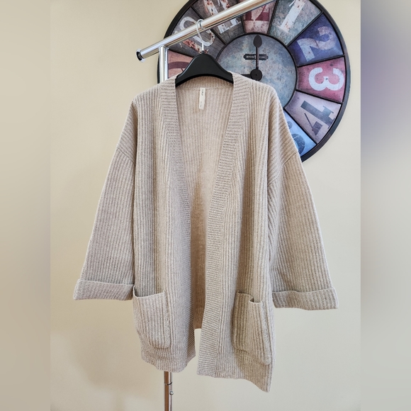 NAP Sweaters - NAP 100% Cashmere Open Sweater